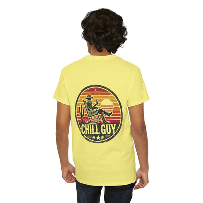 Chill Cowboy | Unisex Heavy Cotton Tee