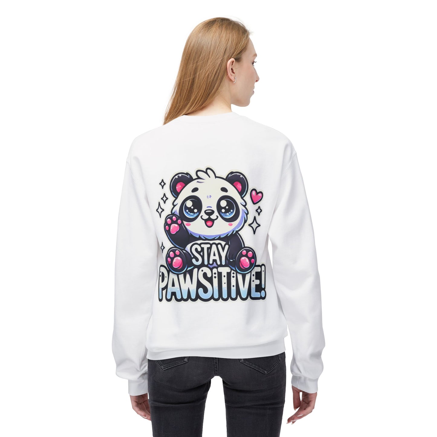 Pawsitive | Unisex Midweight Softstyle Fleece Crewneck Sweatshirt