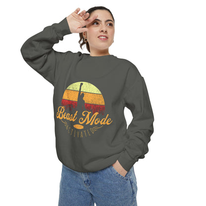 Beast Mode Activated | Unisex Garment-Dyed Sweatshirt