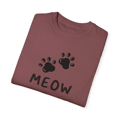 MEOW_Unisex Garment-Dyed T-shirt