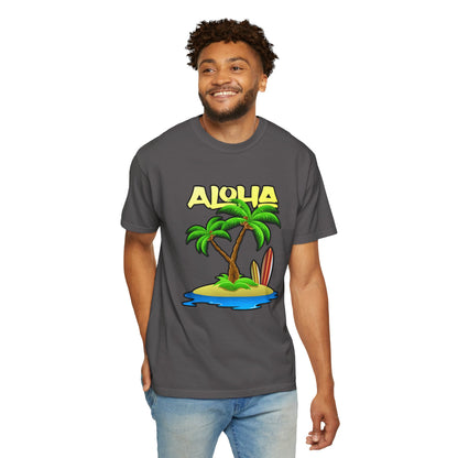 ALOHA | Unisex Garment-Dyed T-shirt