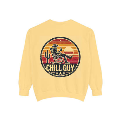 Chill Cowboy | Unisex Garment-Dyed Sweatshirt