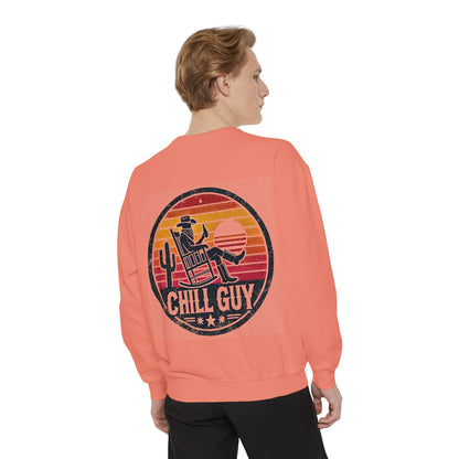 Chill Cowboy | Unisex Garment-Dyed Sweatshirt