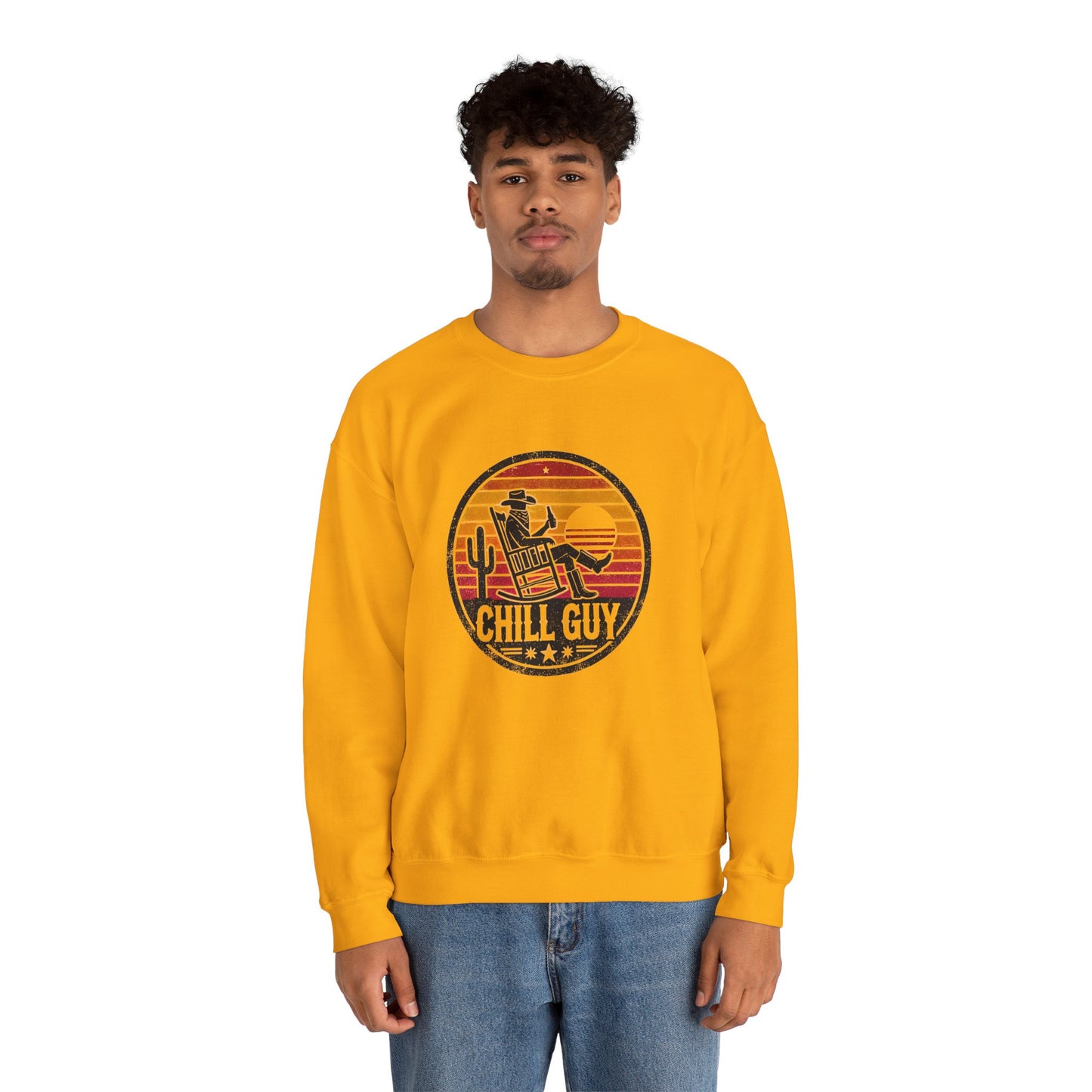 Chill Cowboy | Unisex Heavy Blend™ Crewneck Sweatshirt