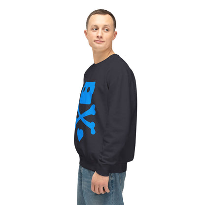 Zima Blue | Unisex Lightweight Crewneck Sweatshirt