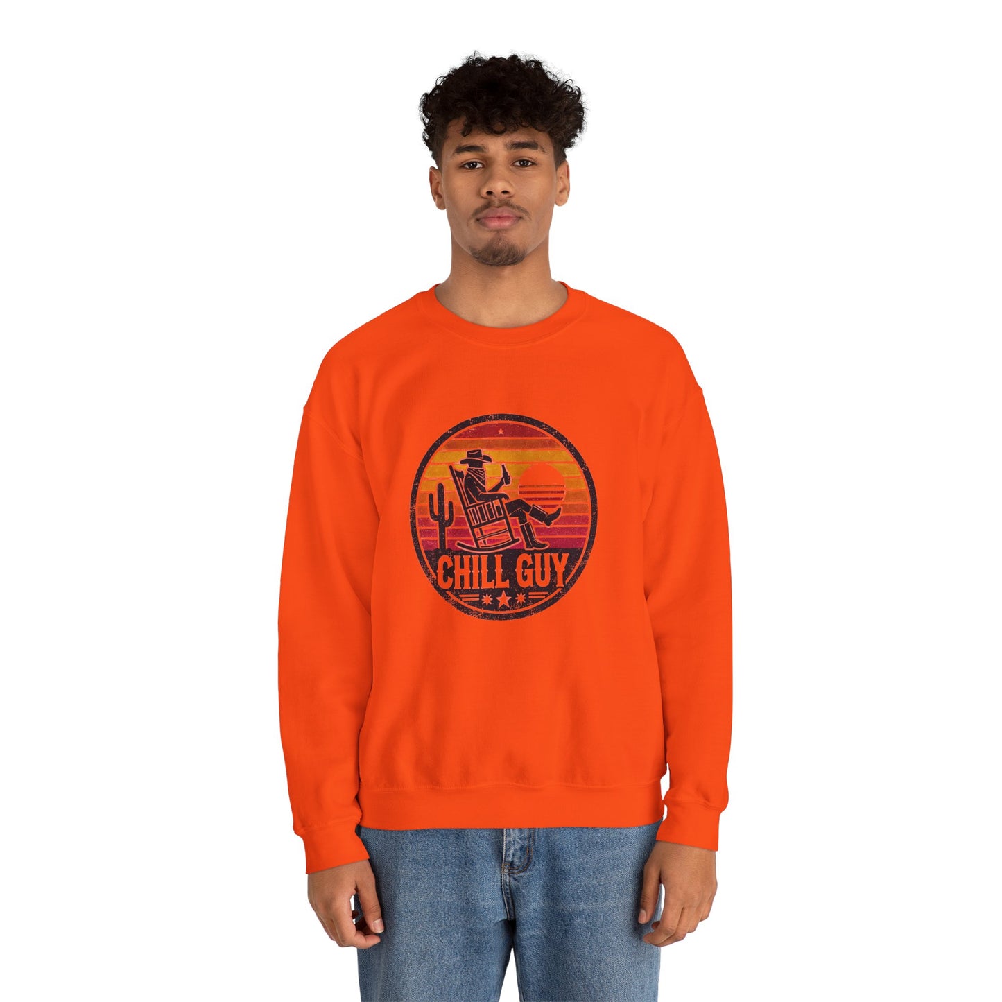 Chill Cowboy | Unisex Heavy Blend™ Crewneck Sweatshirt