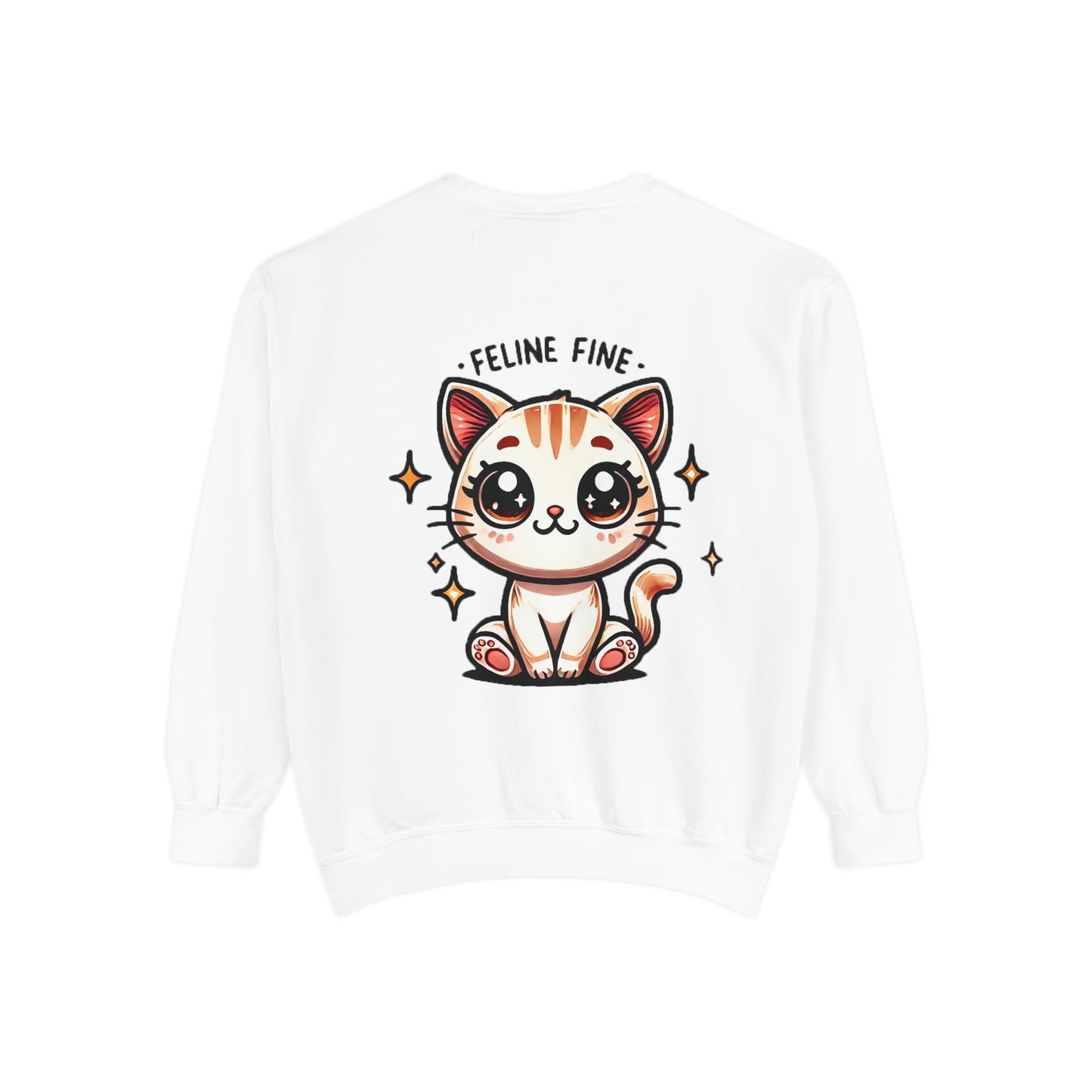 Feline Fine | Unisex Garment-Dyed Sweatshirt