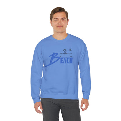 Life is Better at the Beach | Unisex Heavy Blend™ Crewneck Sweatshirt
