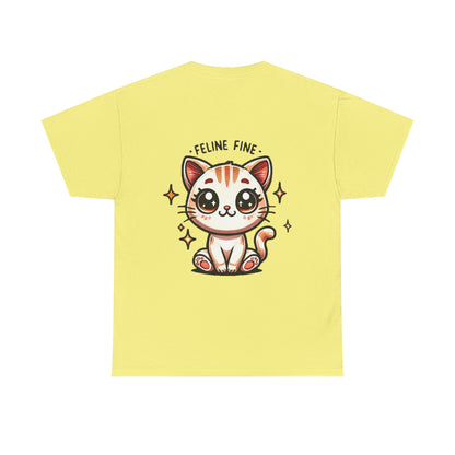 Feline Fine | Unisex Heavy Cotton Tee