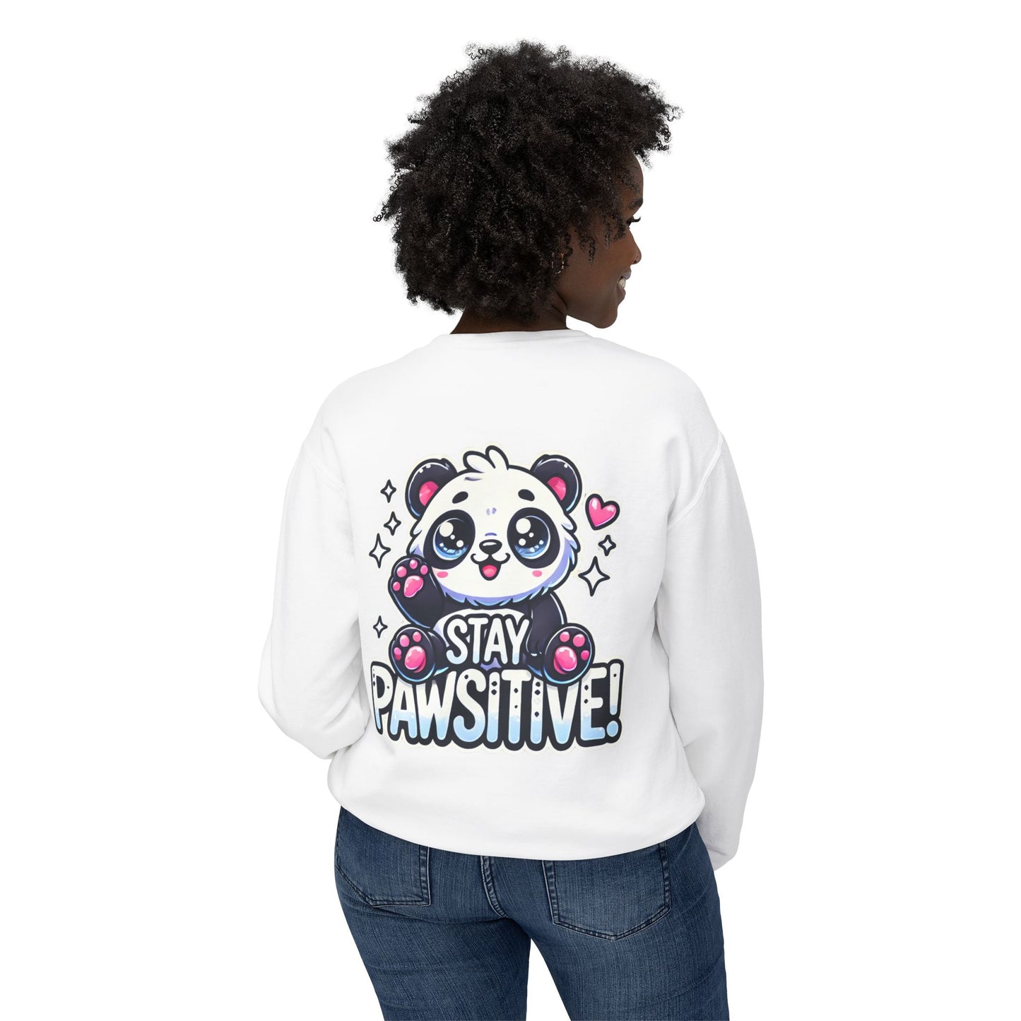 Pawsitive | Unisex Lightweight Crewneck Sweatshirt
