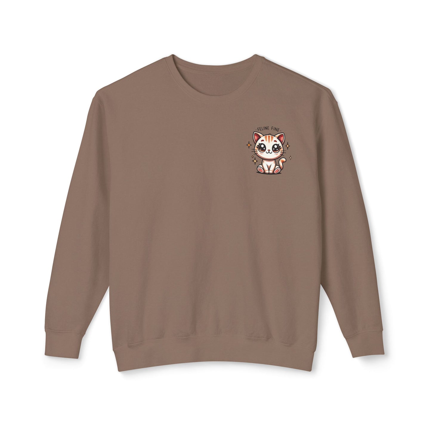 Feline Fine | Unisex Lightweight Crewneck Sweatshirt