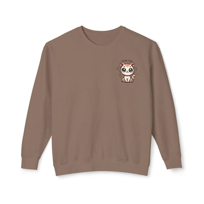Feline Fine | Unisex Lightweight Crewneck Sweatshirt