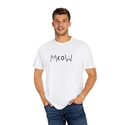 Meow_Unisex Garment-Dyed T-shirt