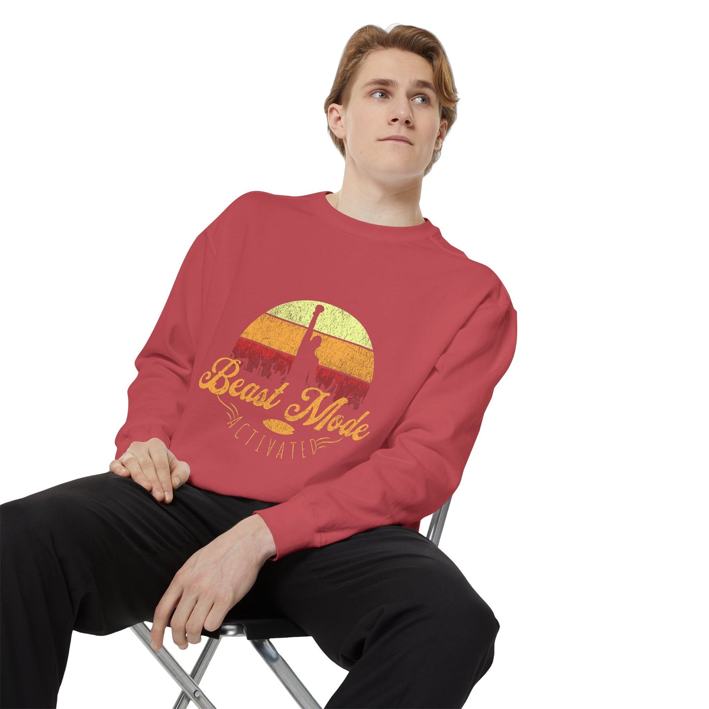 Beast Mode Activated | Unisex Garment-Dyed Sweatshirt