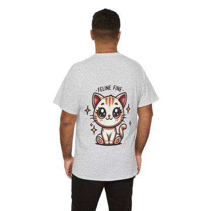 Feline Fine | Unisex Heavy Cotton Tee