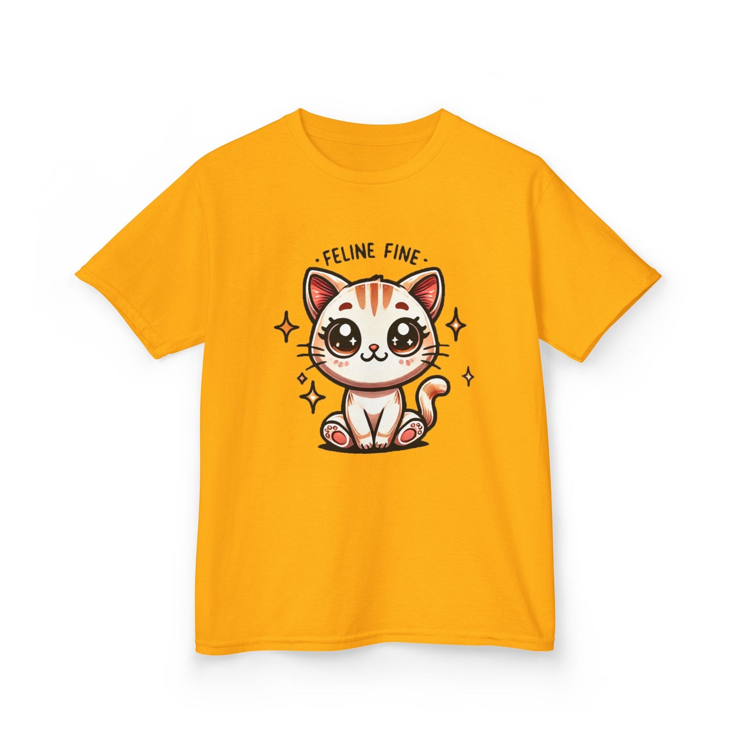 Feline Fine | Kids Heavy Cotton™ Tee
