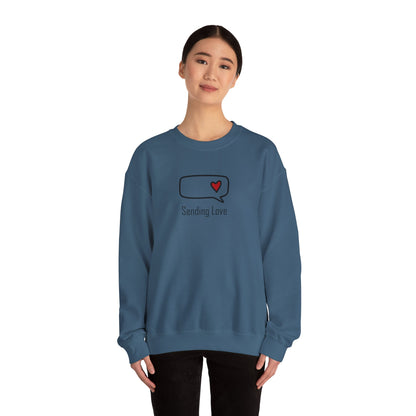 Sending Love_Unisex Heavy Blend™ Crewneck Sweatshirt