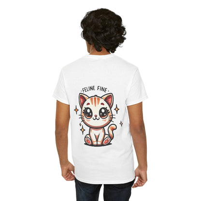 Feline Fine | Unisex Heavy Cotton Tee