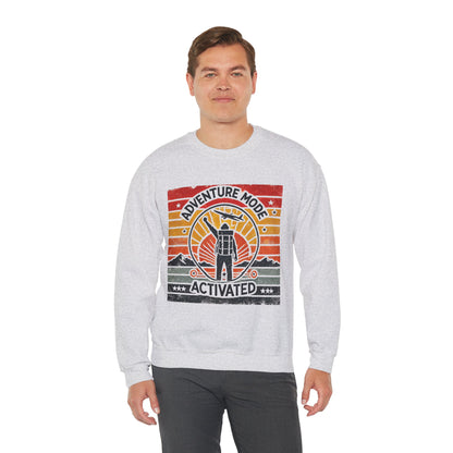 Adventure Mode Activated | Unisex Heavy Blend™ Crewneck Sweatshirt