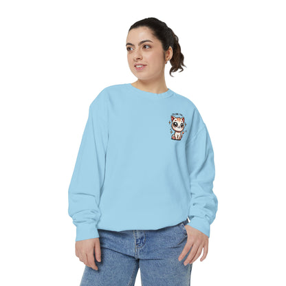 Feline Fine | Unisex Garment-Dyed Sweatshirt