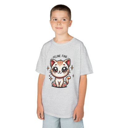 Feline Fine | Kids Heavy Cotton™ Tee