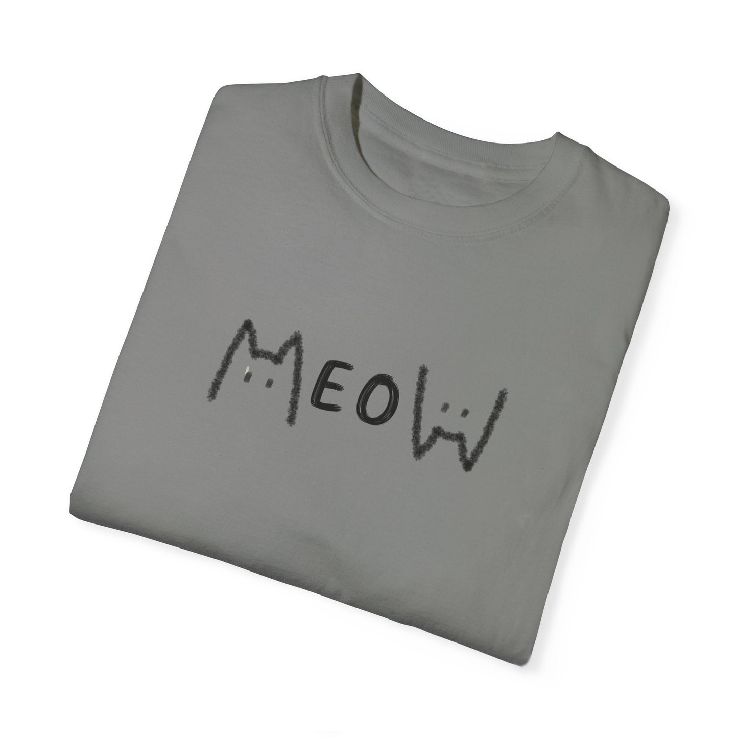 Meow_Unisex Garment-Dyed T-shirt