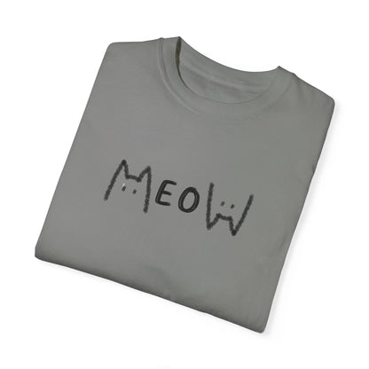 Meow_Unisex Garment-Dyed T-shirt