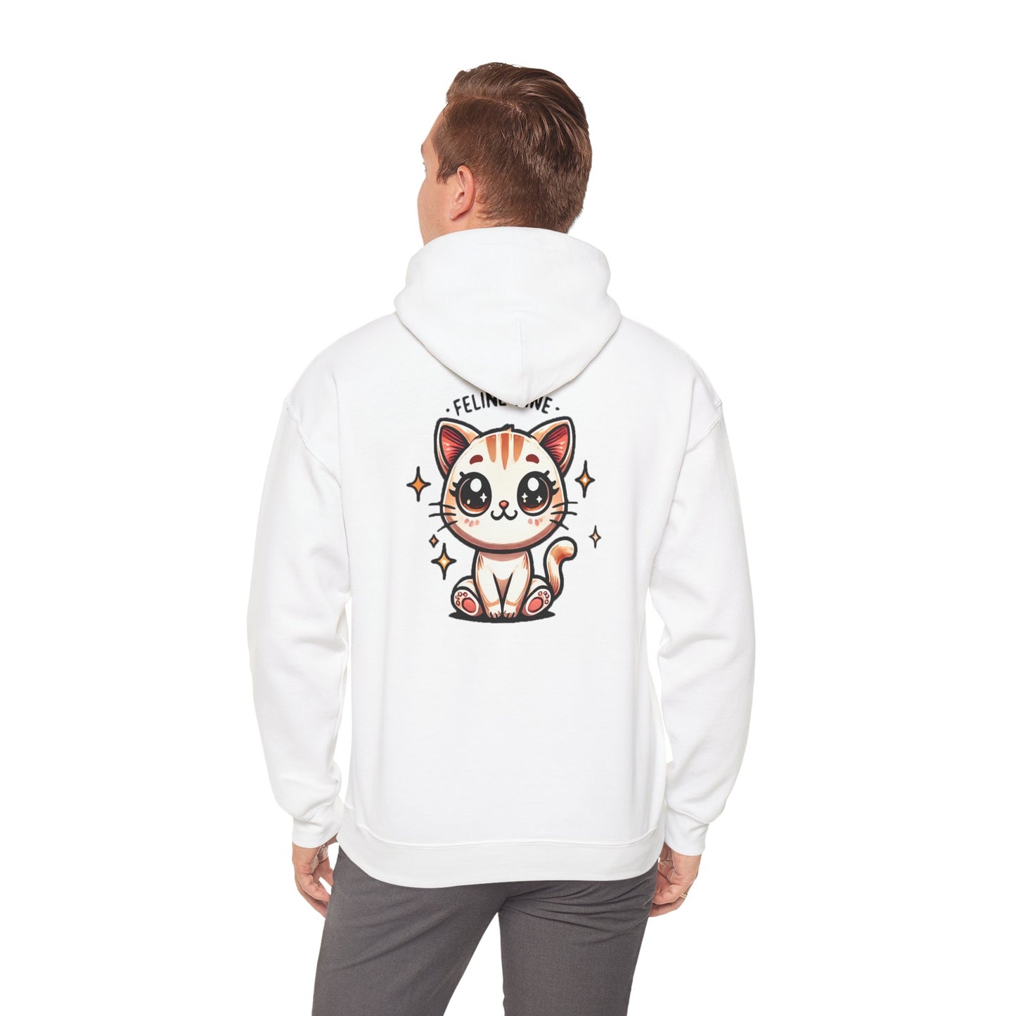 Feline Fine | Unisex Heavy Blend™ Hooded Sweatshirt