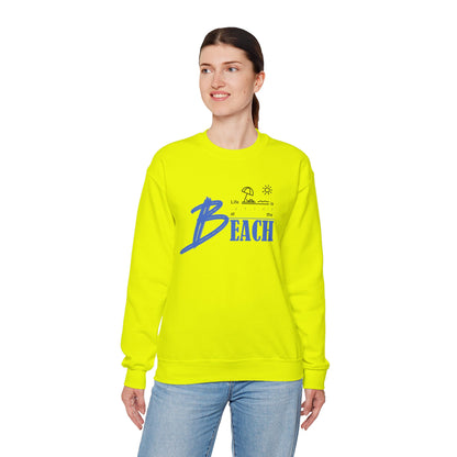 Life is Better at the Beach | Unisex Heavy Blend™ Crewneck Sweatshirt
