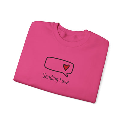 Sending Love_Unisex Heavy Blend™ Crewneck Sweatshirt
