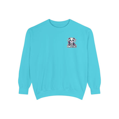 Pawsitive | Unisex Garment-Dyed Sweatshirt