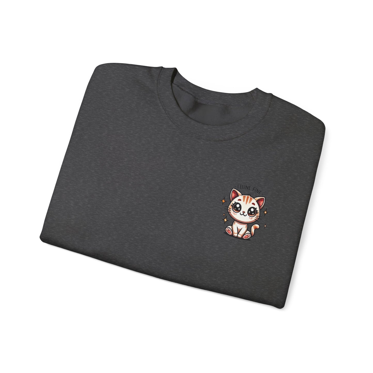 Feline Fine | Unisex Heavy Blend™ Crewneck Sweatshirt