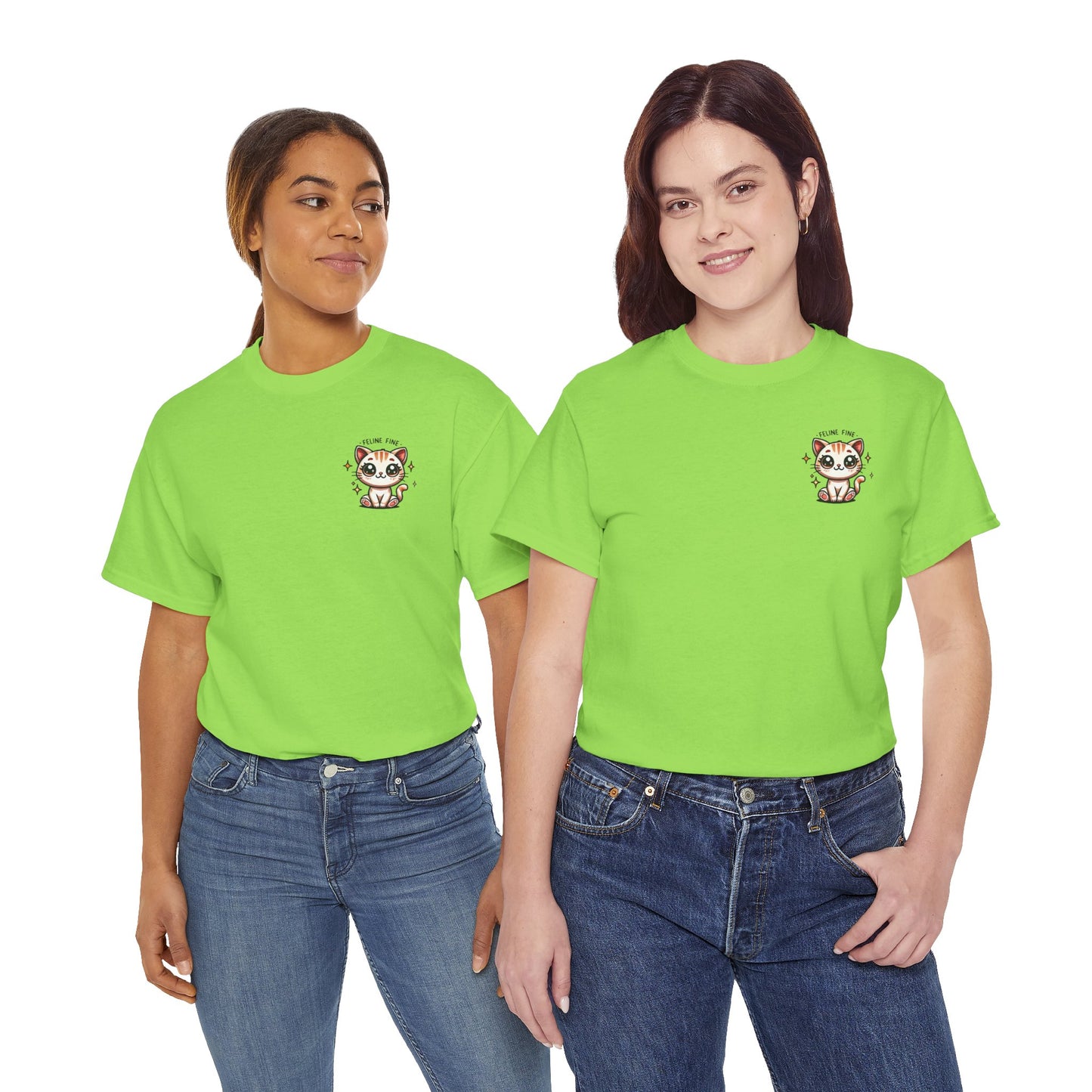 Feline Fine | Unisex Heavy Cotton Tee