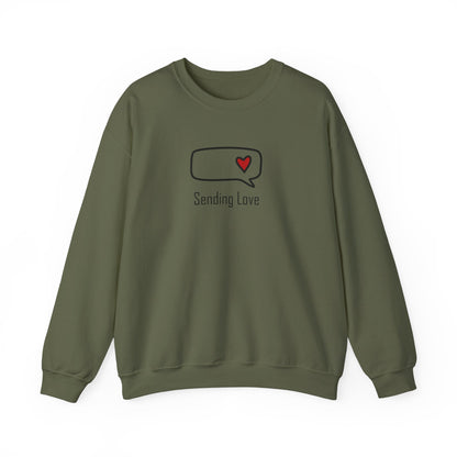 Sending Love_Unisex Heavy Blend™ Crewneck Sweatshirt