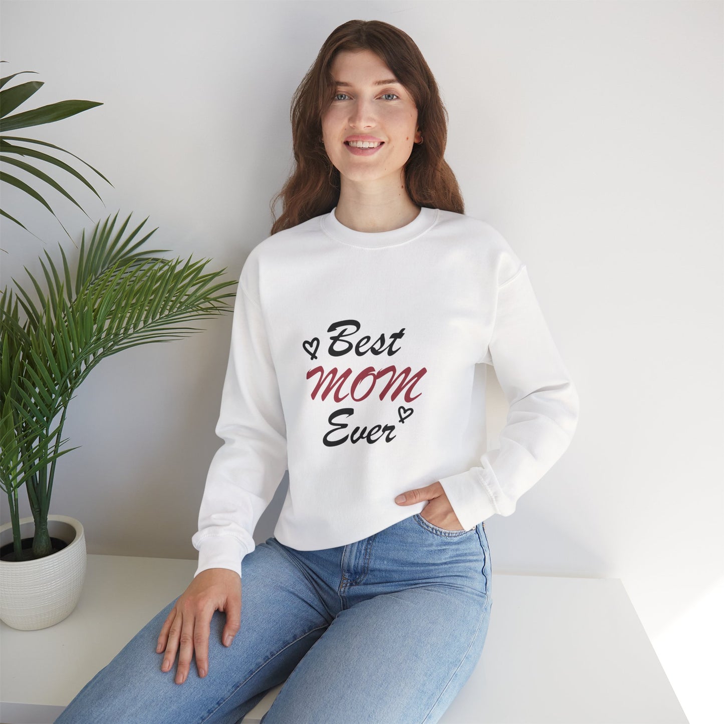 Best Mom Ever | Unisex Heavy Blend™ Crewneck Sweatshirt