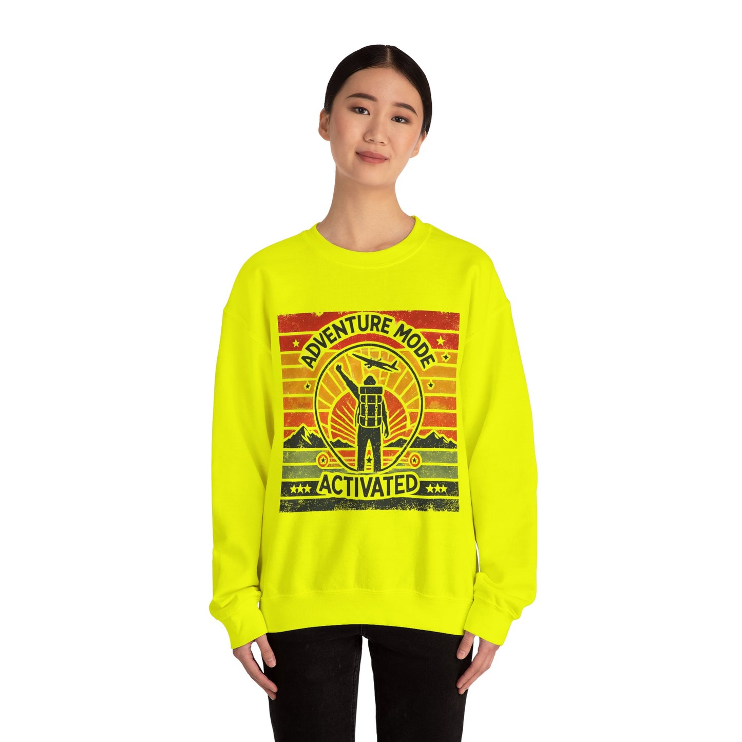 Adventure Mode Activated | Unisex Heavy Blend™ Crewneck Sweatshirt