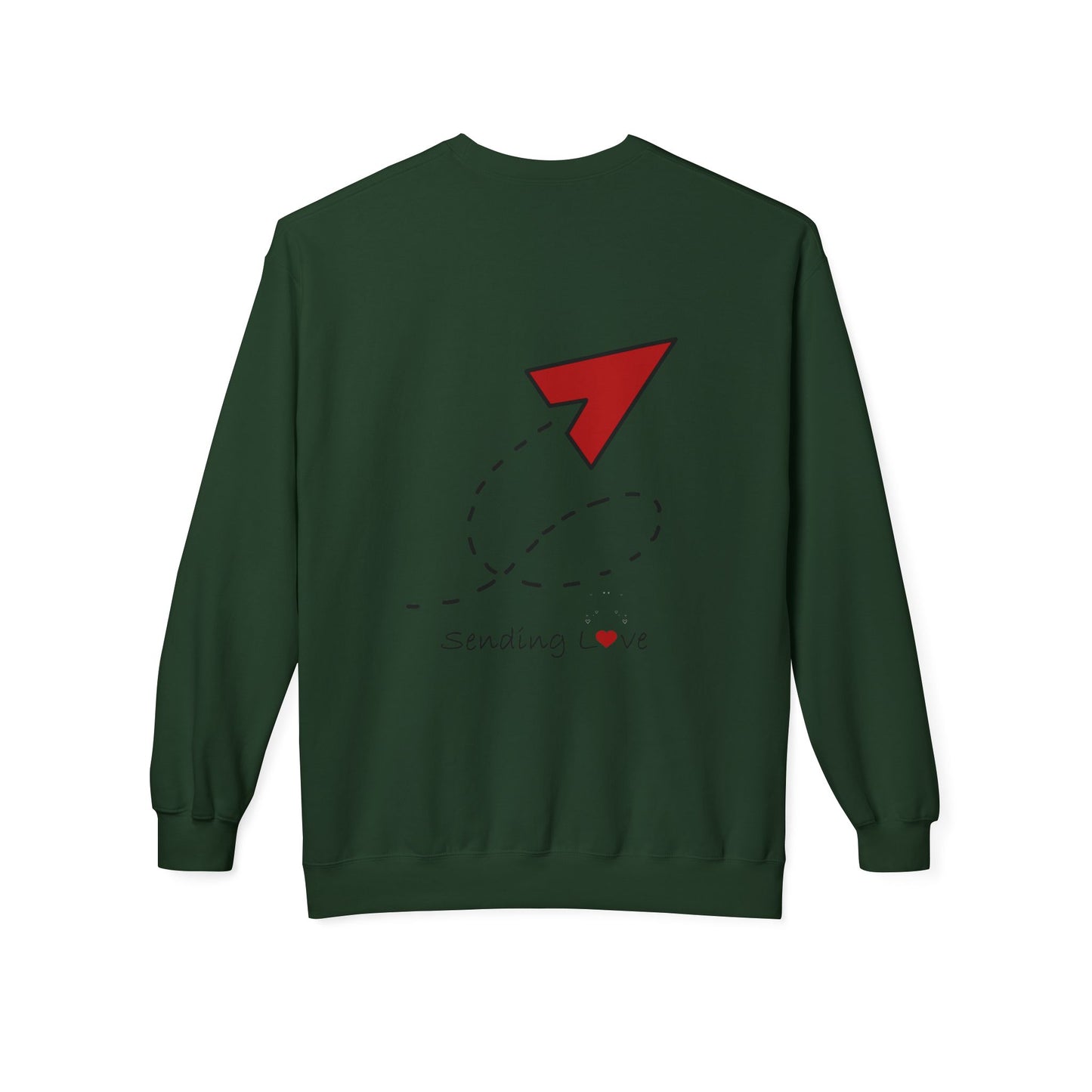 Sending Love | Unisex Midweight Softstyle Fleece Crewneck Sweatshirt