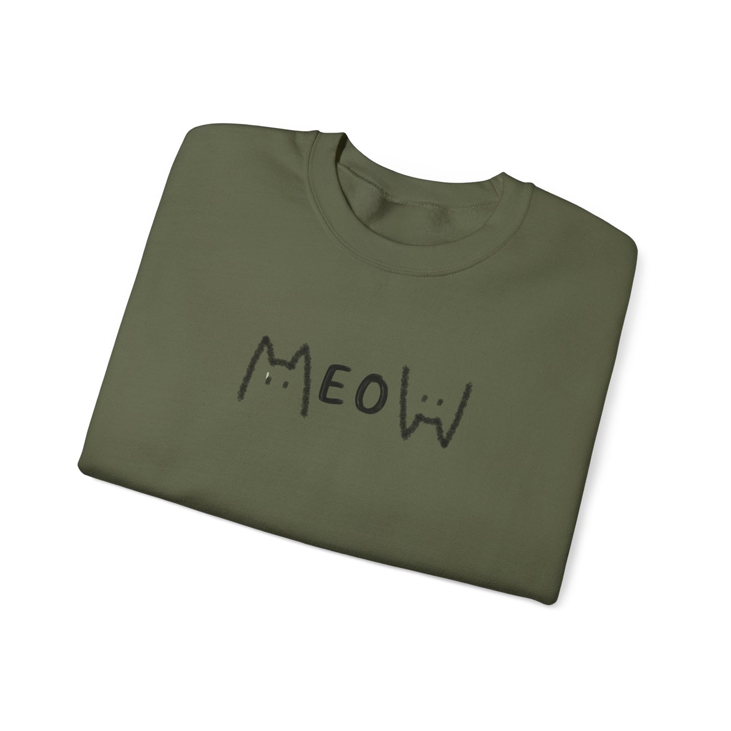 Meow_Unisex Heavy Blend™ Crewneck Sweatshirt