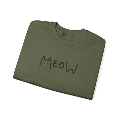 Meow_Unisex Heavy Blend™ Crewneck Sweatshirt