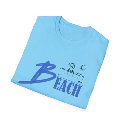 Life is Better at the Beach | Unisex Softstyle T-Shirt