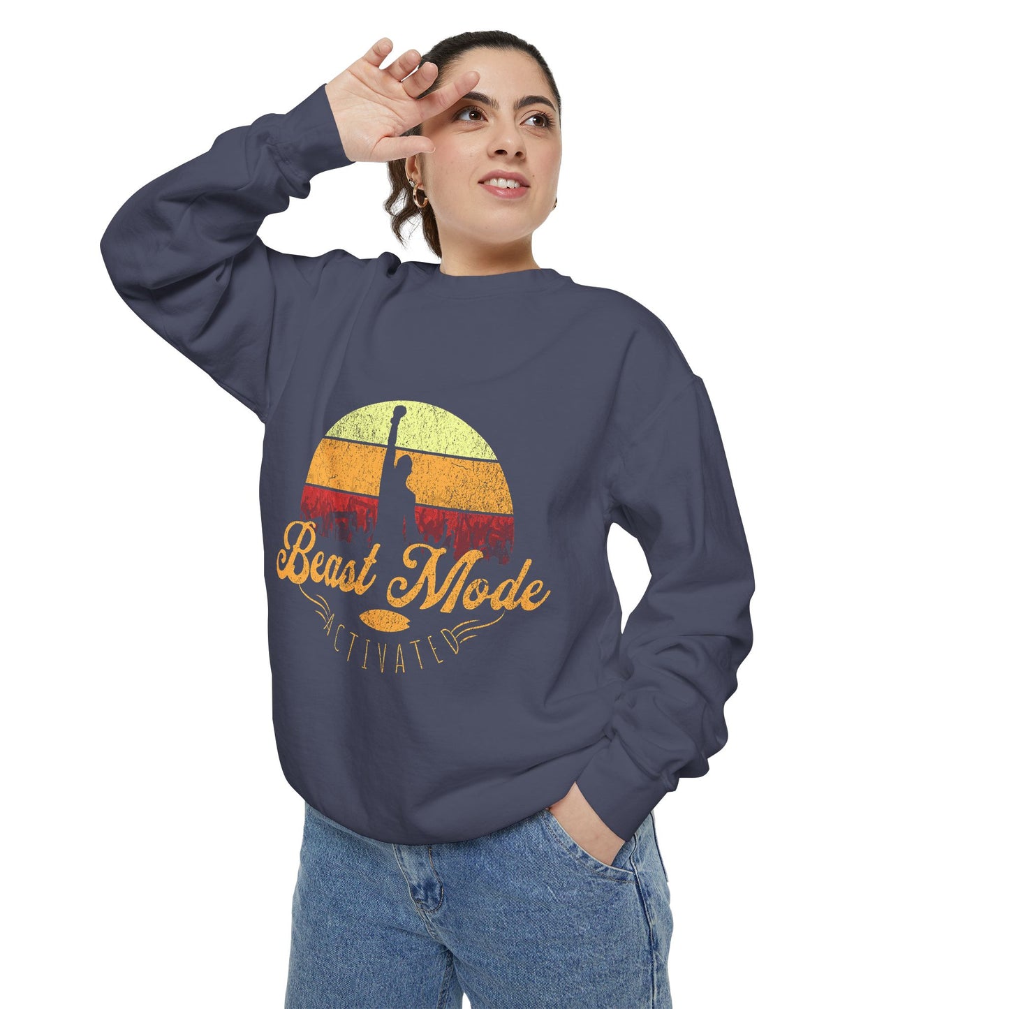 Beast Mode Activated | Unisex Garment-Dyed Sweatshirt
