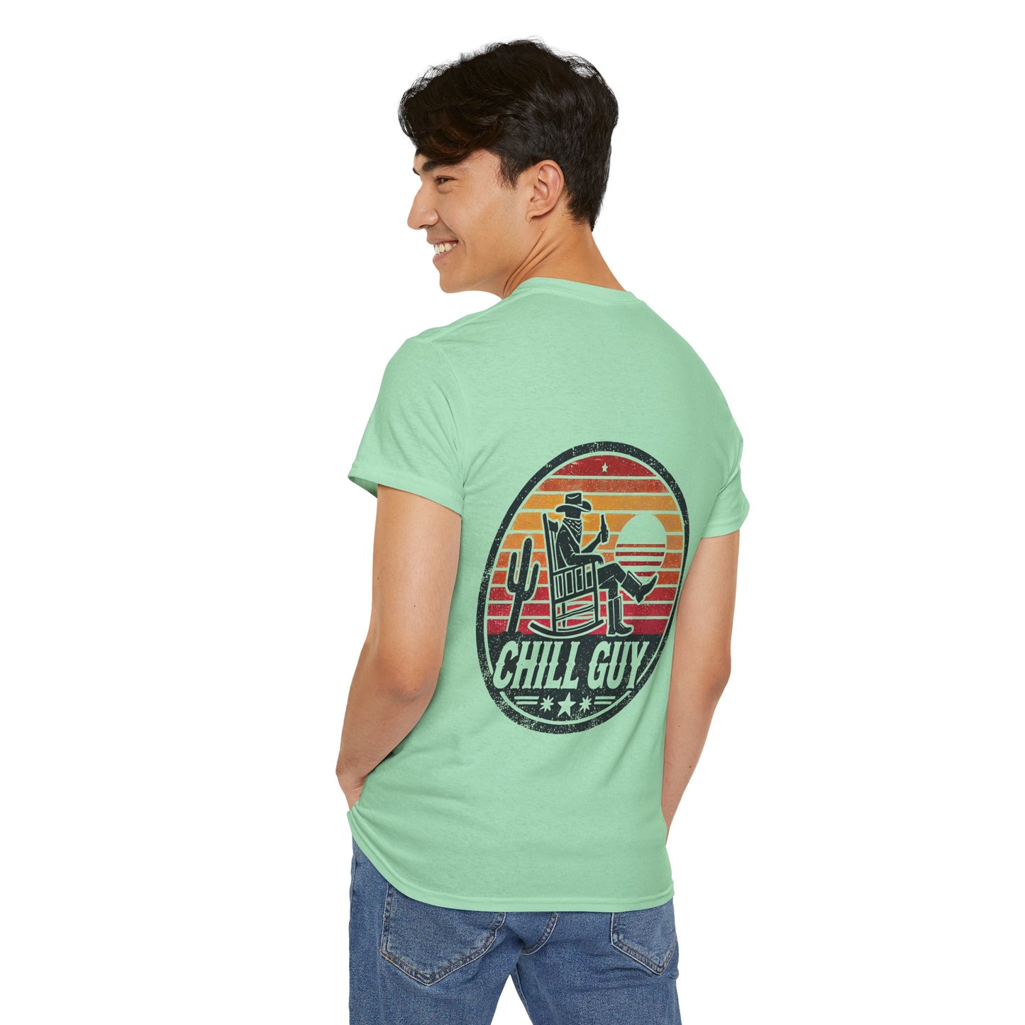 Chill Cowboy | Unisex Heavy Cotton Tee