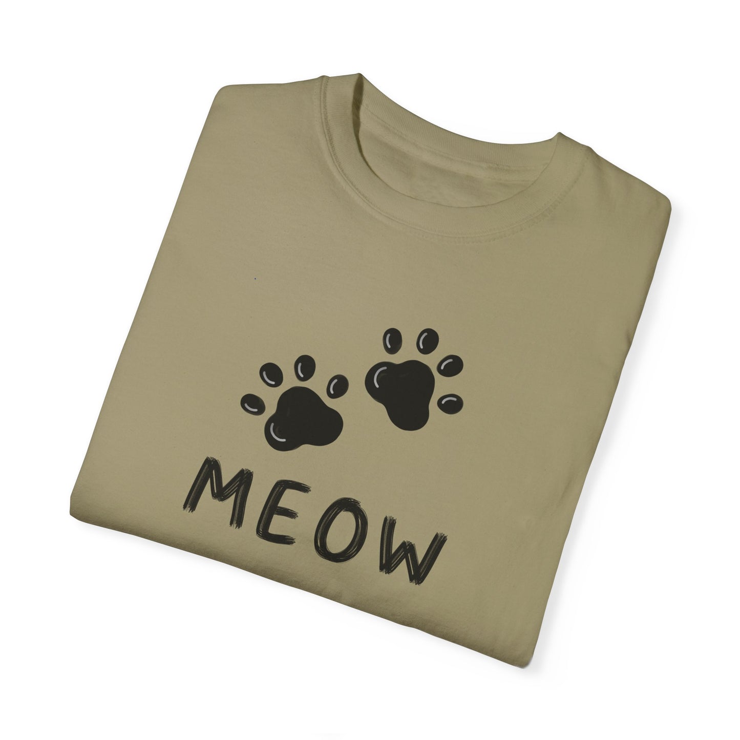 MEOW_Unisex Garment-Dyed T-shirt