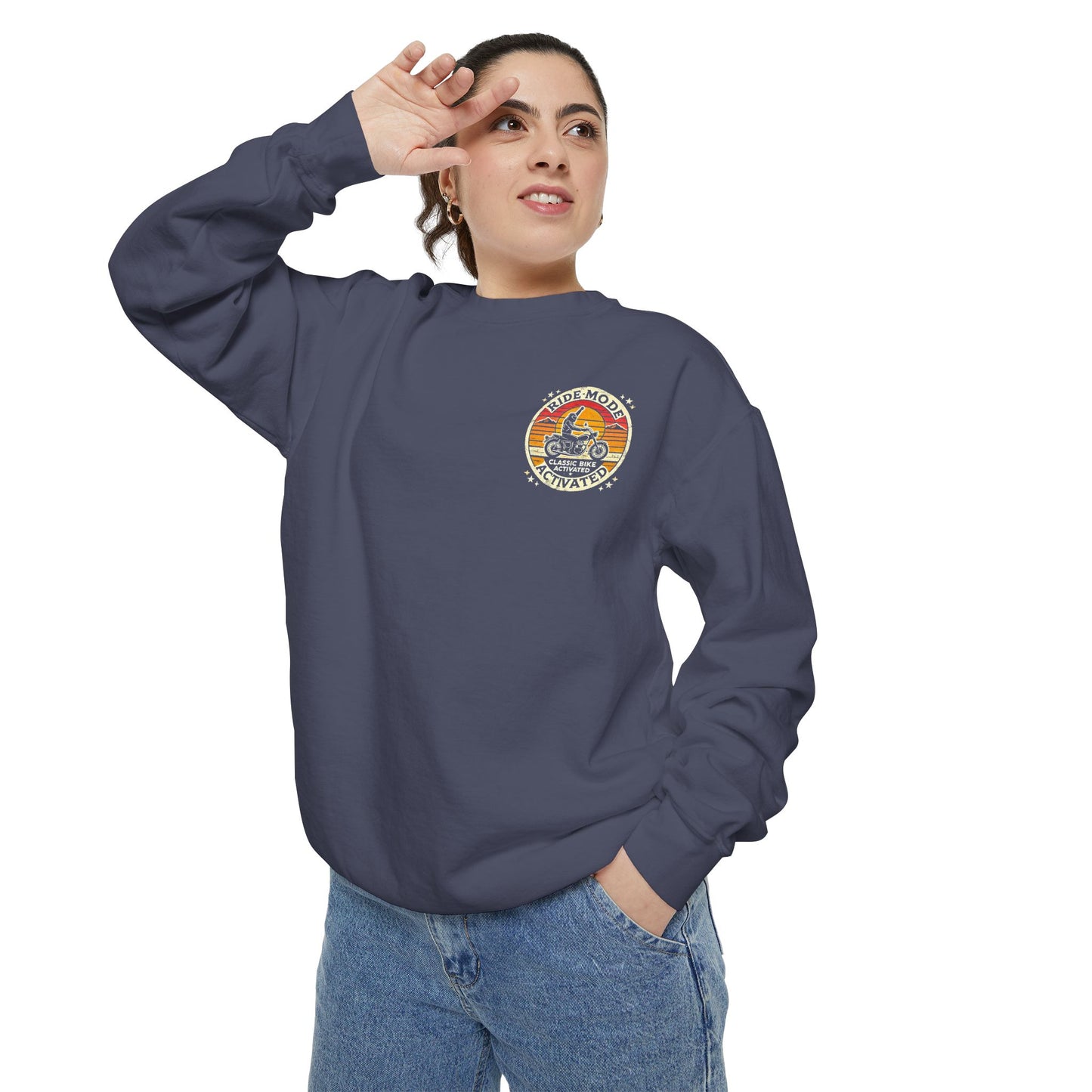 Ride Mode Activated | Unisex Garment-Dyed Sweatshirt