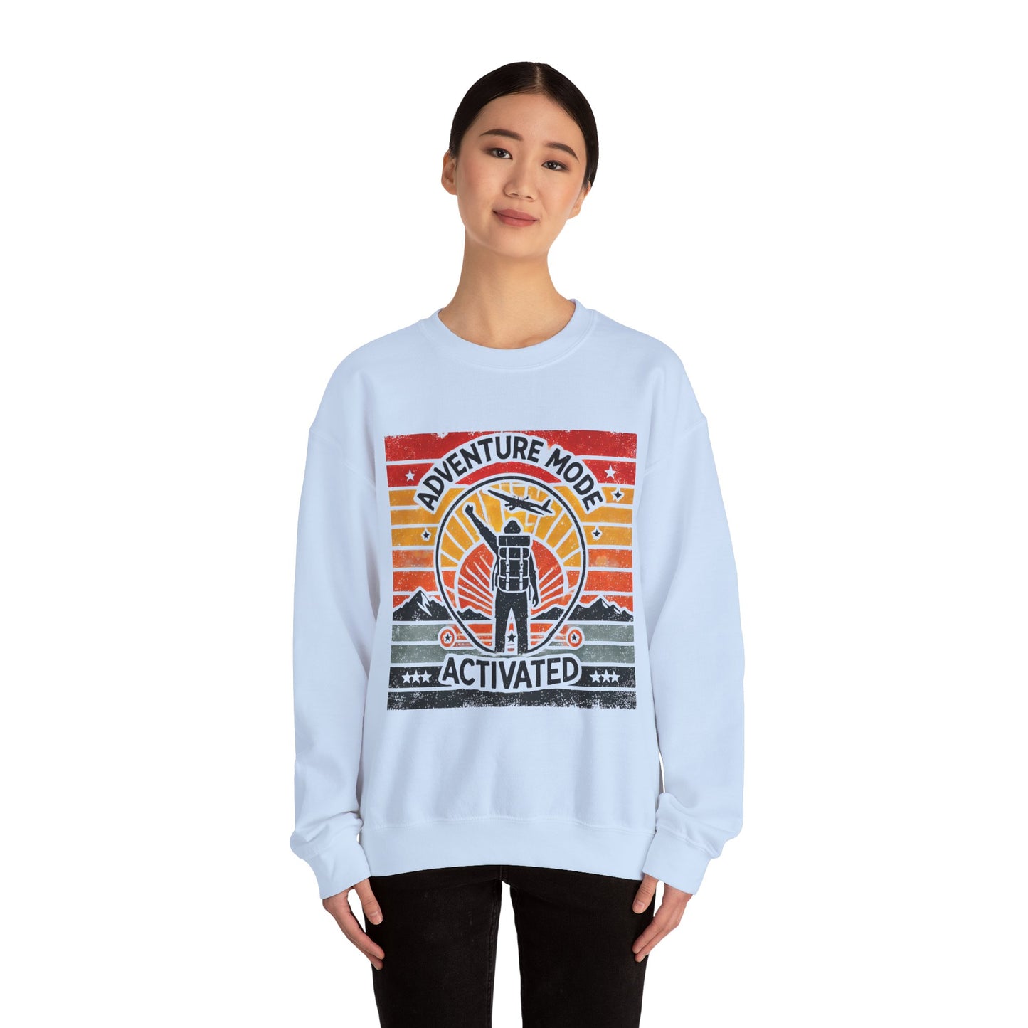 Adventure Mode Activated | Unisex Heavy Blend™ Crewneck Sweatshirt