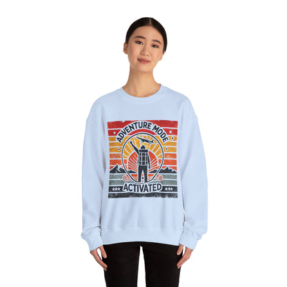 Adventure Mode Activated | Unisex Heavy Blend™ Crewneck Sweatshirt