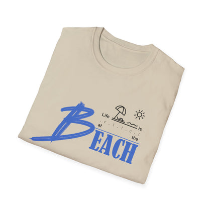 Life is Better at the Beach | Unisex Softstyle T-Shirt