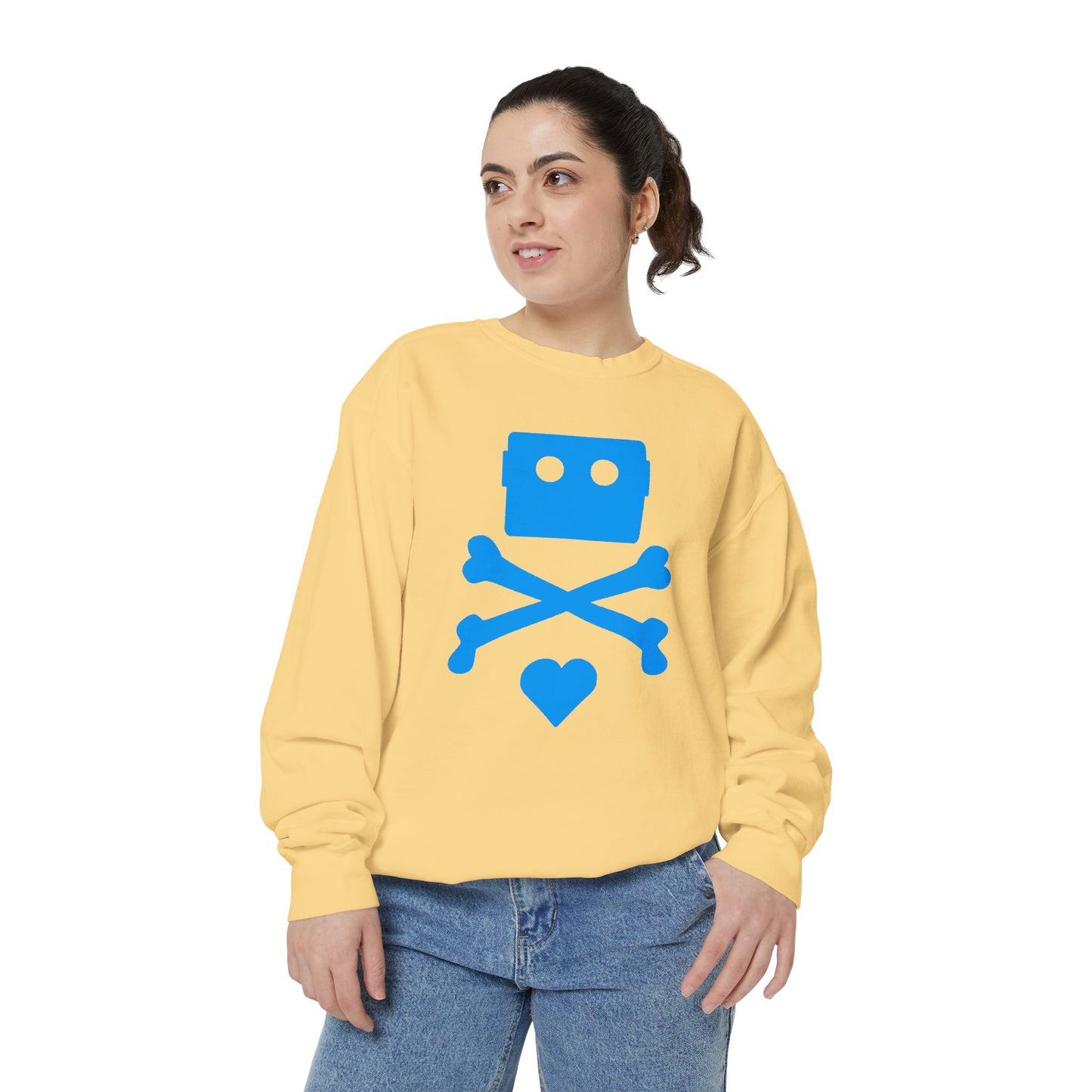 Zima Blue | Garment-Dyed Sweatshirt