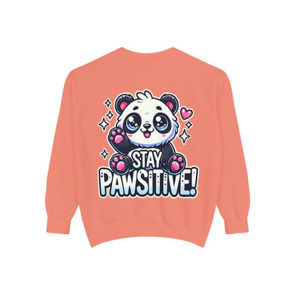 Pawsitive | Unisex Garment-Dyed Sweatshirt