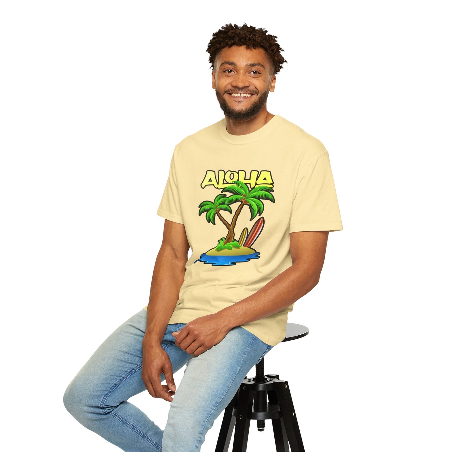 ALOHA | Unisex Garment-Dyed T-shirt